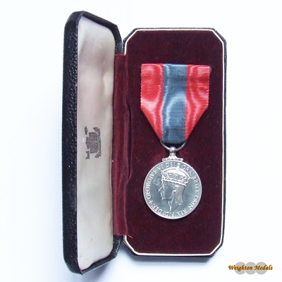Imperial Service Medal GVI FID DEF - John Richard LORD